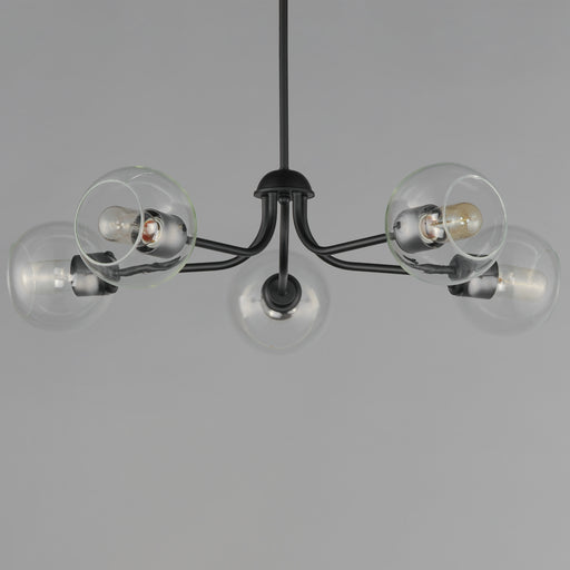 Maxim 21635CLBK Knox 5 Light Globe Chandelier | Black