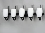 Maxim 21645SWTXB Taylor 5 Light Bath Vanity | Textured Black