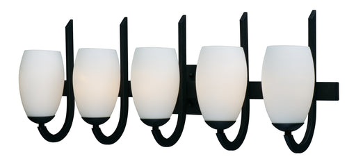 Maxim 21645SWTXB Taylor 5 Light Bath Vanity | Textured Black