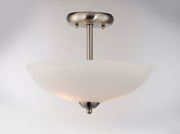 Maxim 21653SWSN Taylor 2 Light Semi Flush Mount | Satin Nickel