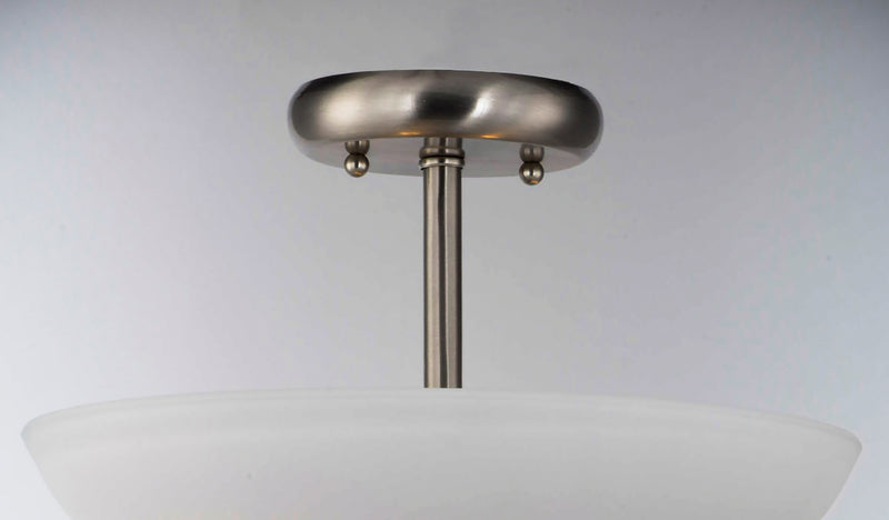 Maxim 21653SWSN Taylor 2 Light Semi Flush Mount | Satin Nickel