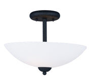 Maxim 21653SWTXB Taylor 2 Light Semi Flush Mount | Textured Black