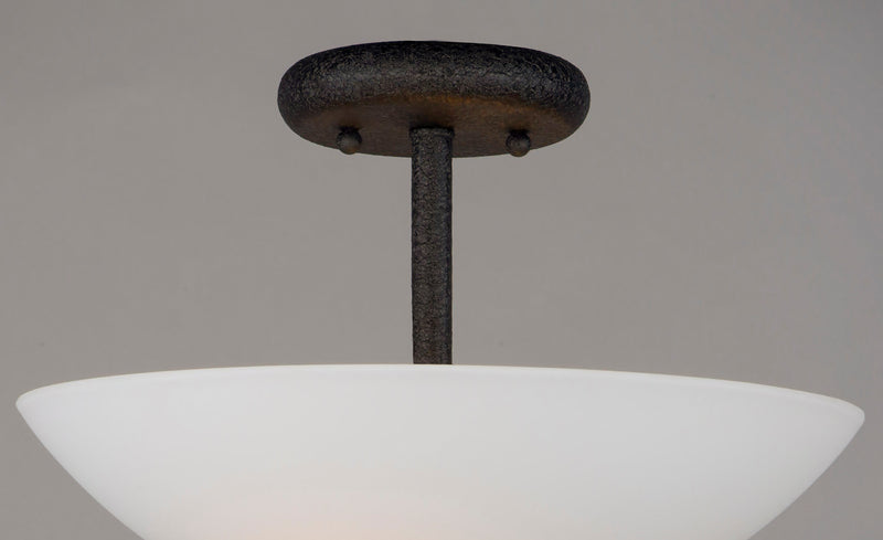 Maxim 21653SWTXB Taylor 2 Light Semi Flush Mount | Textured Black