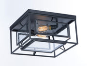 Maxim 21670CDBK Era 2 Light Ceiling Lamp | Black