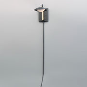 Maxim 21691BKSBR Scan 1 Light LED Pin Up Wall Sconce | Black / Satin Brass