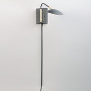 Maxim 21691BKSBR Scan 1 Light LED Pin Up Wall Sconce | Black / Satin Brass