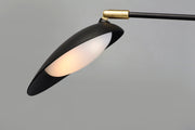 Maxim 21692BKSBR Scan 2 Light LED Pin Up Wall Sconce | Black / Satin Brass
