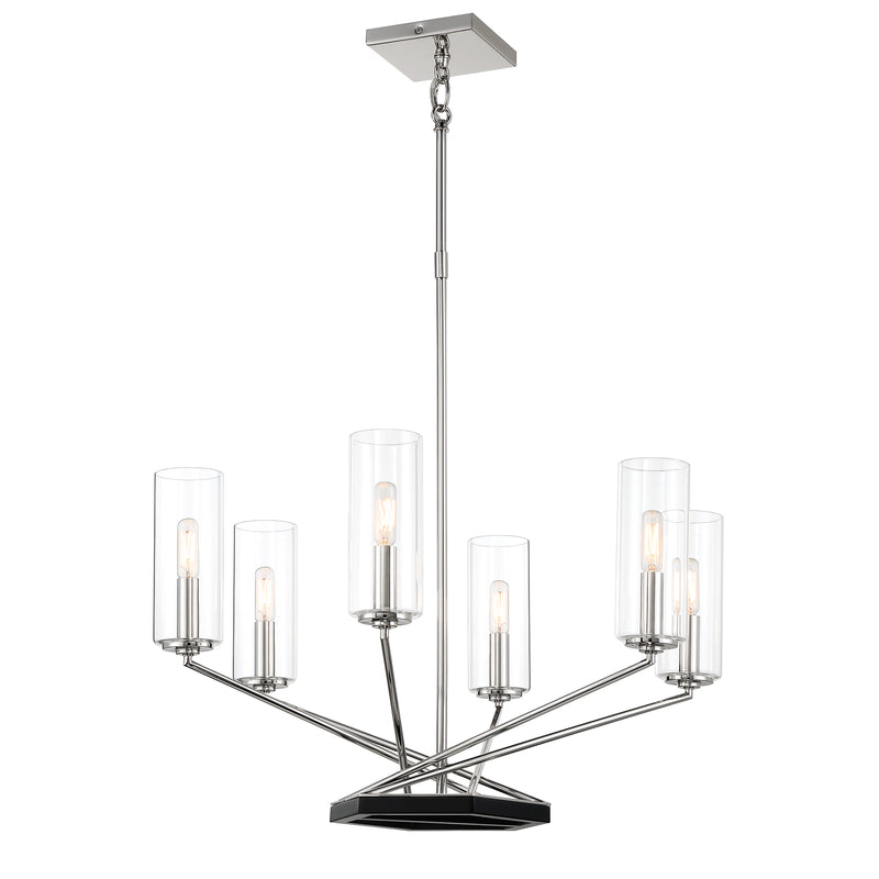 Minka Lavery Highland Crossing 6 Light Chandelier-Coal