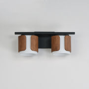 Maxim 21712SWWNBK Draughtsman 2 Light Bath Vanity | Walnut / Black