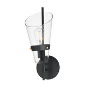 Maxim 21721CDDBZAB Finch 1 Light Wall Sconce | Dark Bronze/Antique Brass