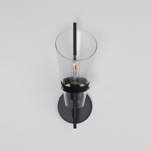 Maxim 21721CDDBZAB Finch 1 Light Wall Sconce | Dark Bronze/Antique Brass