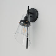Maxim 21721CDDBZAB Finch 1 Light Wall Sconce | Dark Bronze/Antique Brass