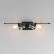 Maxim 21722CDDBZAB Finch 2 Light Wall Sconce | Dark Bronze/Antique Brass