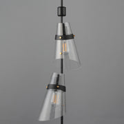 Maxim 21723CDDBZAB Finch 3 Light Vertical Pendant | Dark Bronze/Antique Brass