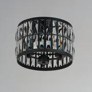 Maxim 21810BCBK Madeline 3 Light Flush Mount | Black