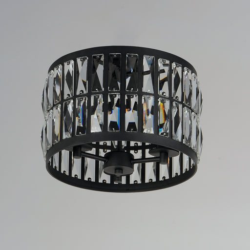 Maxim 21810BCBK Madeline 3 Light Flush Mount | Black