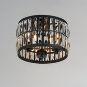 Maxim 21810BCBK Madeline 3 Light Flush Mount | Black