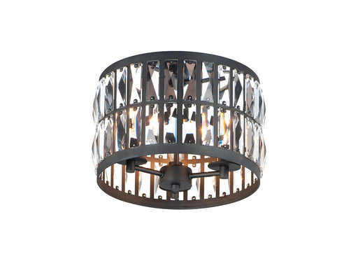 Maxim 21810BCBK Madeline 3 Light Flush Mount | Black