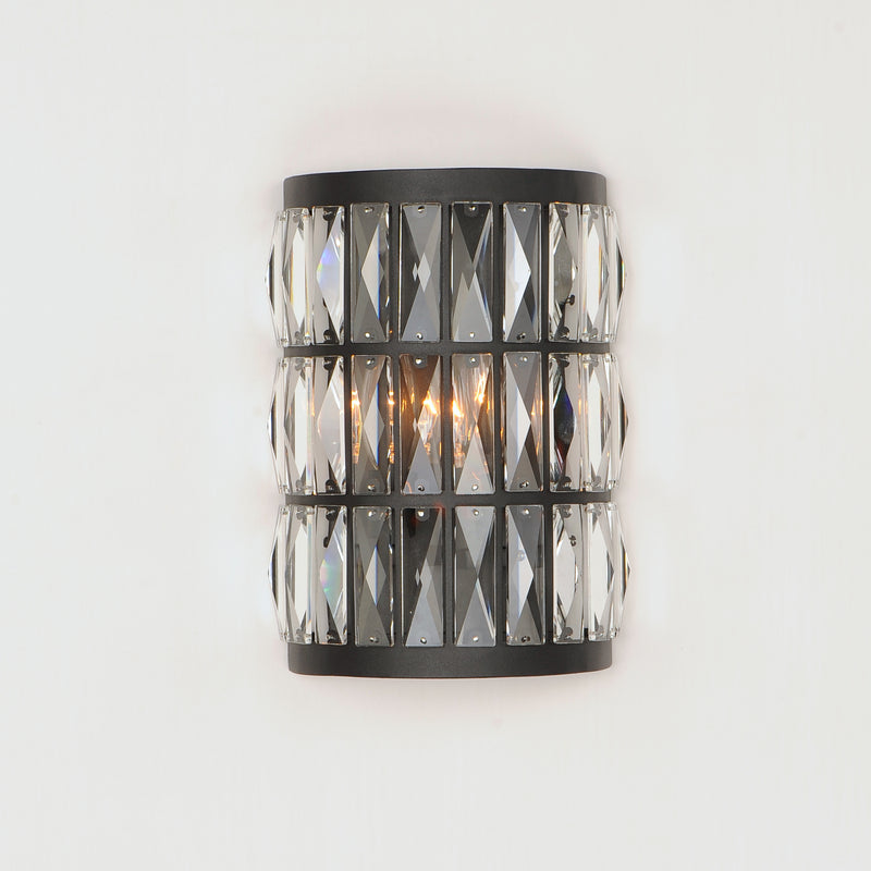 Maxim 21812BCBK Madeline 2 Light Wall Sconce | Black