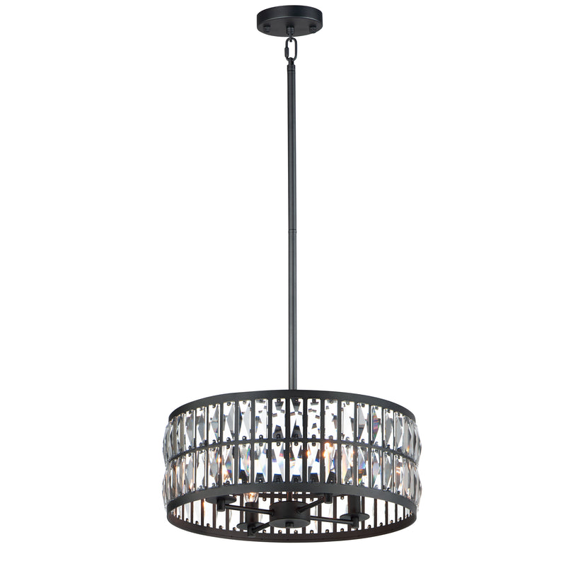Maxim 21815BCBK Madeline 4 Light Pendant | Black
