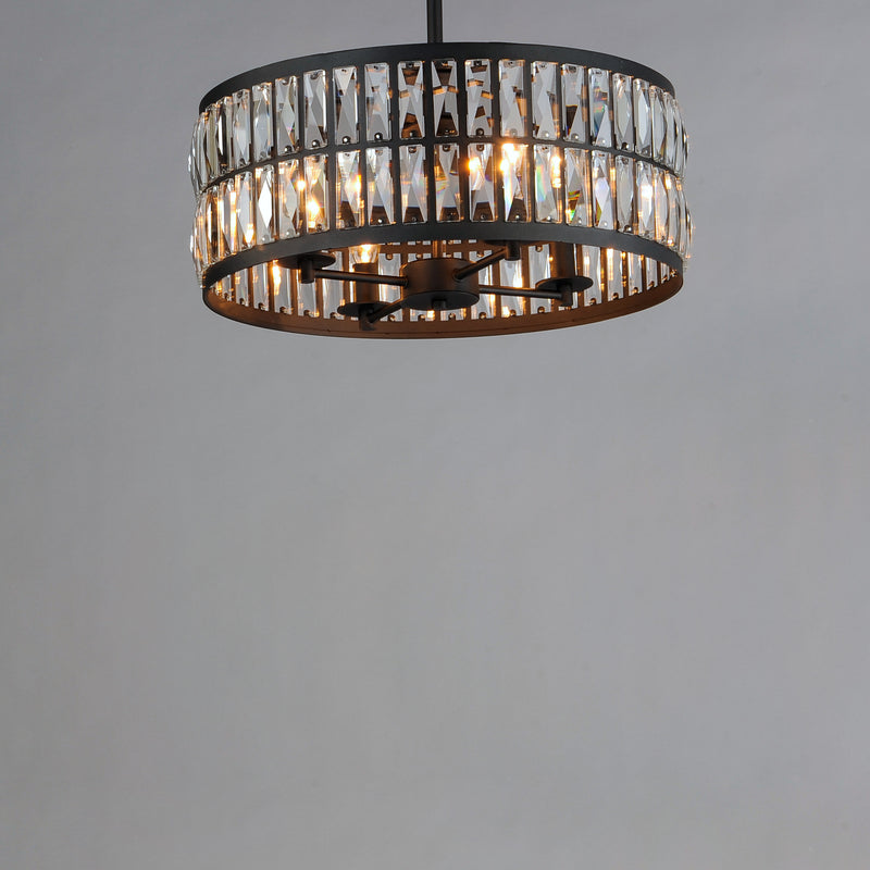 Maxim 21815BCBK Madeline 4 Light Pendant | Black