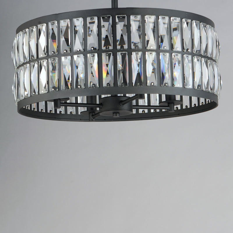 Maxim 21815BCBK Madeline 4 Light Pendant | Black