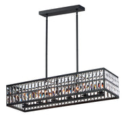 Maxim 21817BCBK Madeline 6 Light Linear Pendant | Black