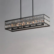 Maxim 21817BCBK Madeline 6 Light Linear Pendant | Black