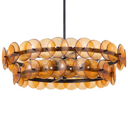Maxim 21823AMGM Loren 30" Chandelier | Gunmetal