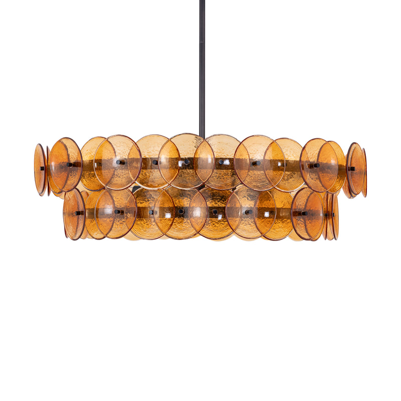 Maxim 21823AMGM Loren 30" Chandelier | Gunmetal
