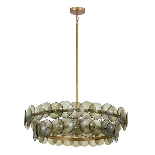 Maxim 21823GNWBR Loren 30" Chandelier | Weathered Brass