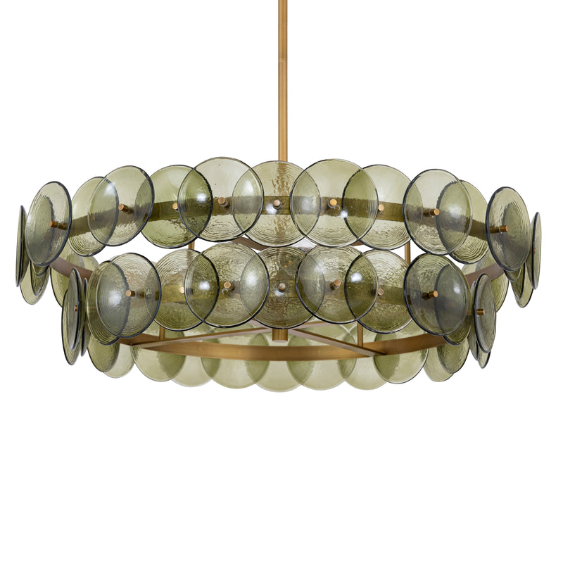 Maxim 21823GNWBR Loren 30" Chandelier | Weathered Brass