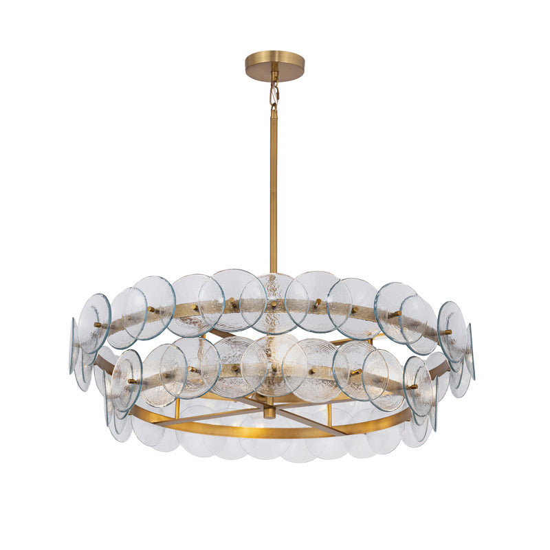 Maxim 21823TCWBR Loren 30" Chandelier | Weathered Brass