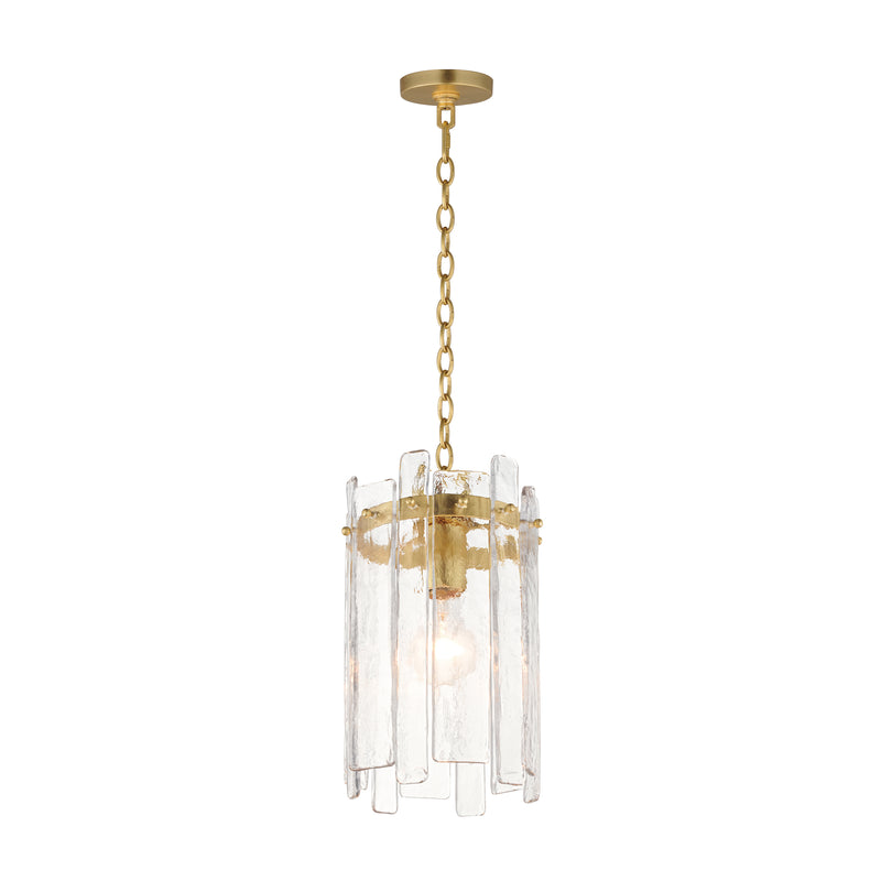 Maxim 21831AGGL Warren 1 Light Pendant | Dark Bronze