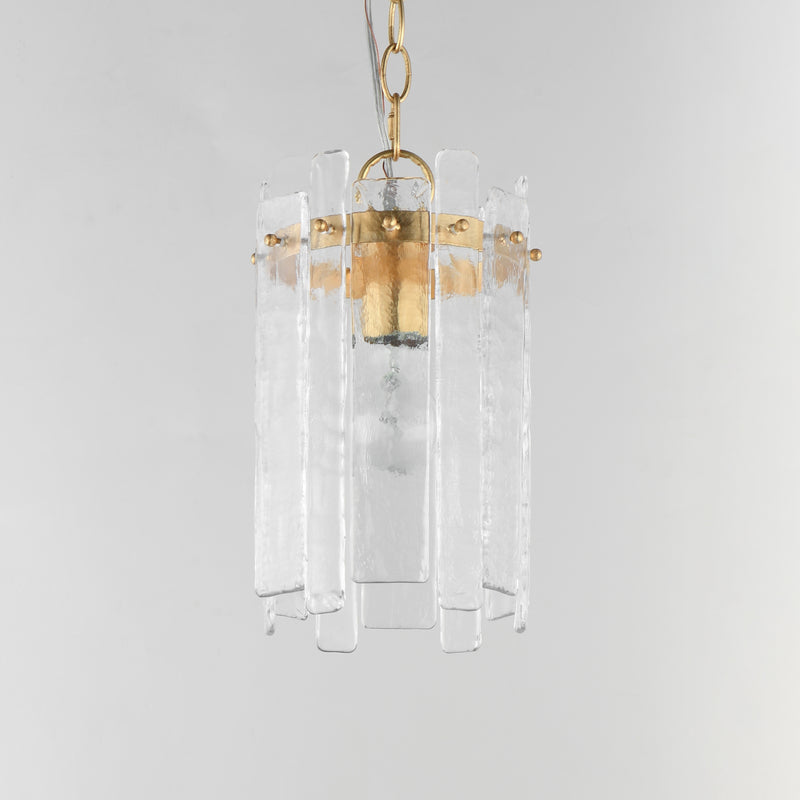 Maxim 21831AGGL Warren 1 Light Pendant | Dark Bronze
