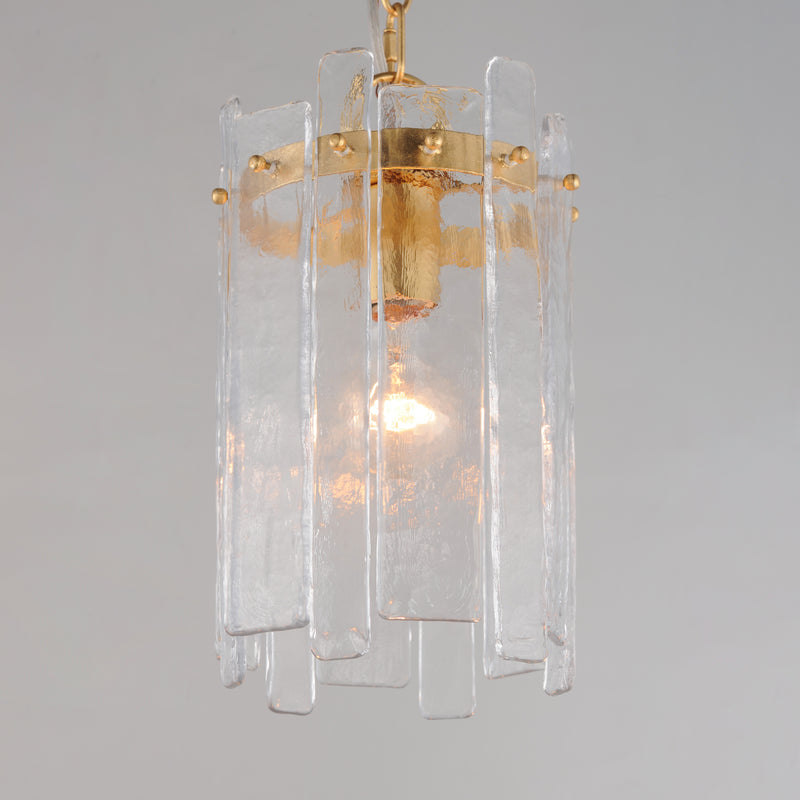 Maxim 21831AGGL Warren 1 Light Pendant | Dark Bronze
