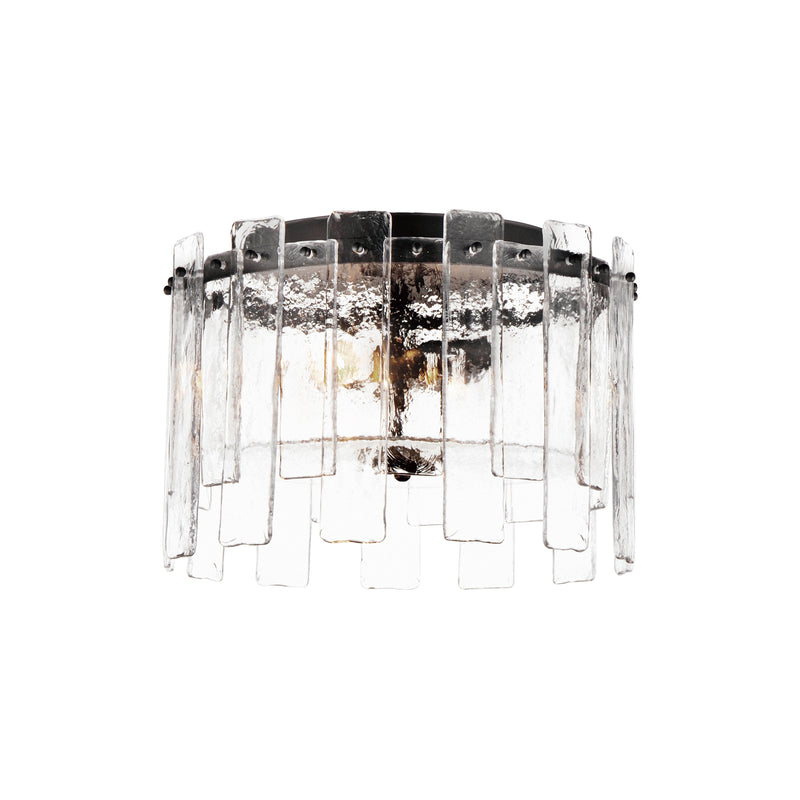 Maxim 21832AGDBZ Warren 2 Light Flush Mount | Dark Bronze