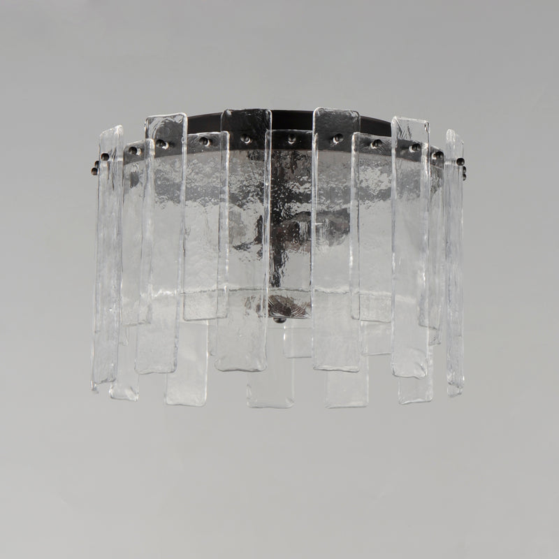 Maxim 21832AGDBZ Warren 2 Light Flush Mount | Dark Bronze