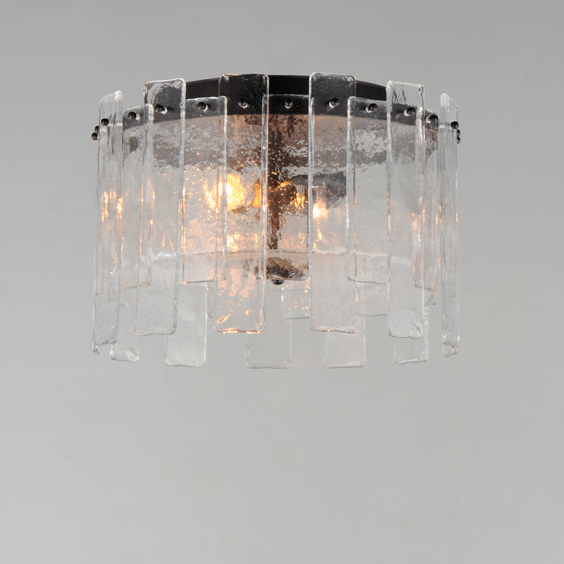 Maxim 21832AGDBZ Warren 2 Light Flush Mount | Dark Bronze