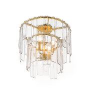 Maxim 21833AGGL Warren 4 Light Semi Flush Pendant | Gold Leaf