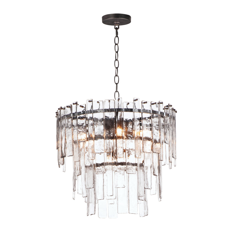 Maxim 21835AGDBZ Warren 9 Light Pendant | Dark Bronze