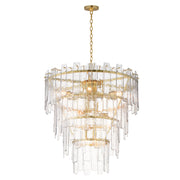 Maxim 21837AGGL Warren 12 Light Pendant | Gold Leaf