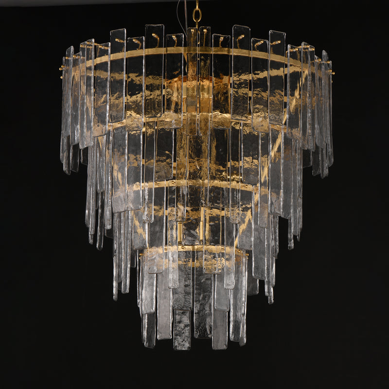 Maxim 21837AGGL Warren 12 Light Pendant | Gold Leaf