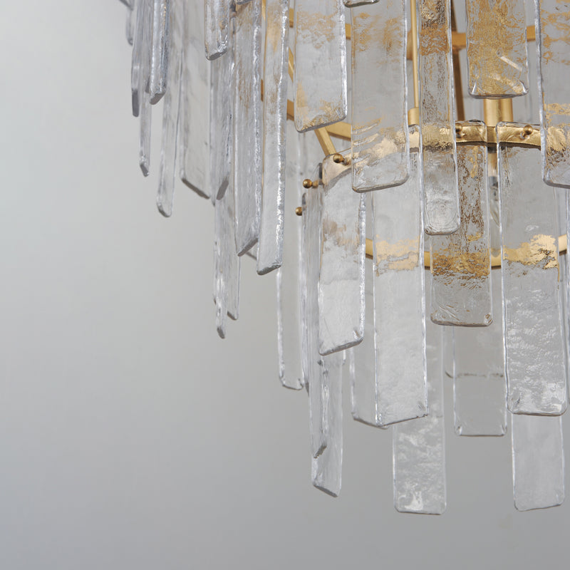 Maxim 21837AGGL Warren 12 Light Pendant | Gold Leaf