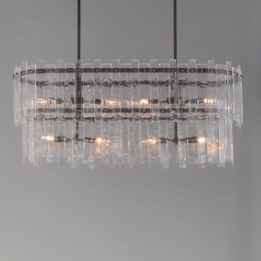 Maxim 21838AGDBZ Warren 8 Light Linear | Dark Bronze
