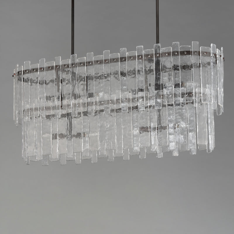 Maxim 21838AGDBZ Warren 8 Light Linear | Dark Bronze