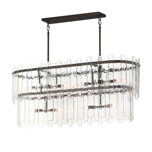 Maxim 21838AGDBZ Warren 8 Light Linear | Dark Bronze