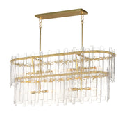 Maxim 21838AGGL Warren 8 Light Linear | Gold Leaf