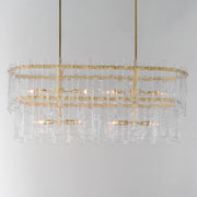 Maxim 21838AGGL Warren 8 Light Linear | Gold Leaf