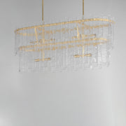 Maxim 21838AGGL Warren 8 Light Linear | Gold Leaf